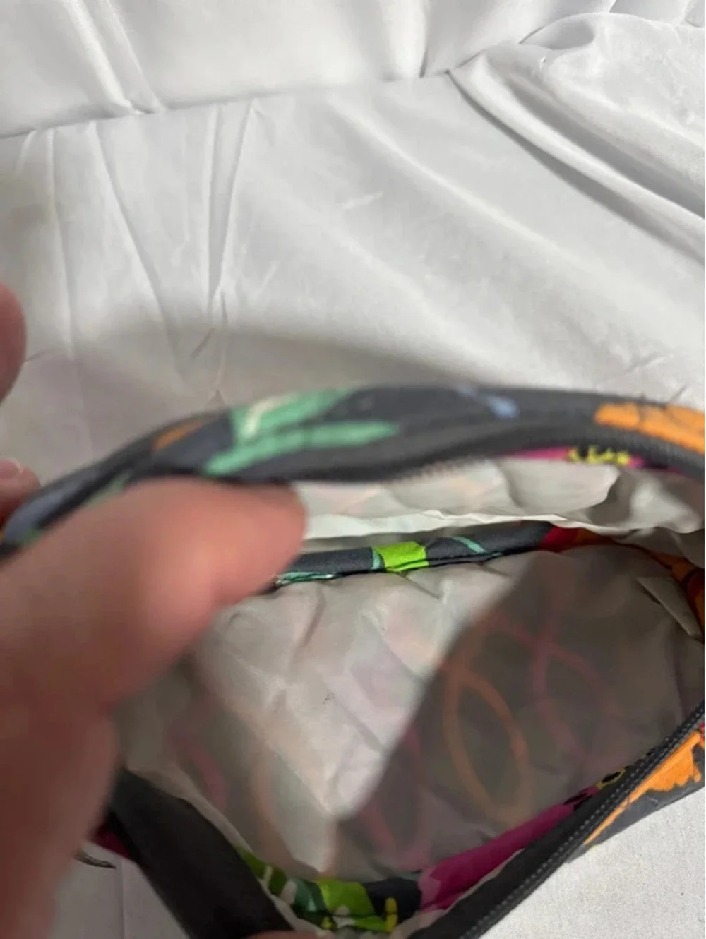 Vera Bradley makeup case with mirror